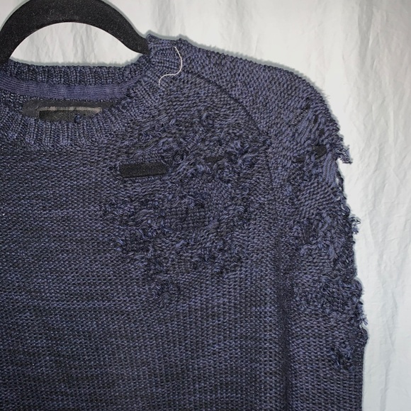 ☀️Modern mens ripped Yeezy style sweater - Picture 2 of 6